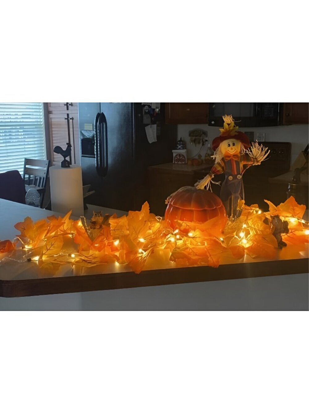 8 Lighting Modes & Timer Fall Decorations for Home Maple Leaf Garland